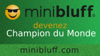 Alicia joue au Minibluff